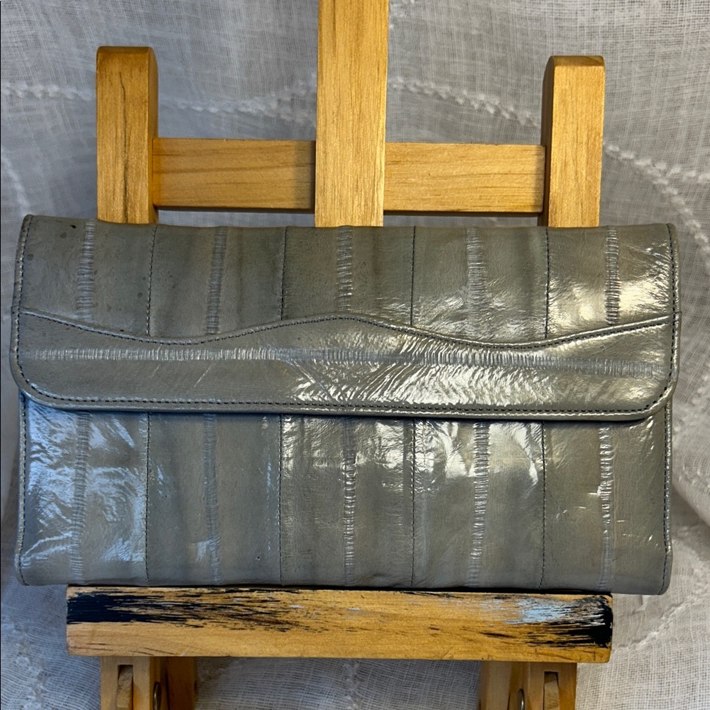 Verducci Italian Almost new genuine eel skin super soft large wallet